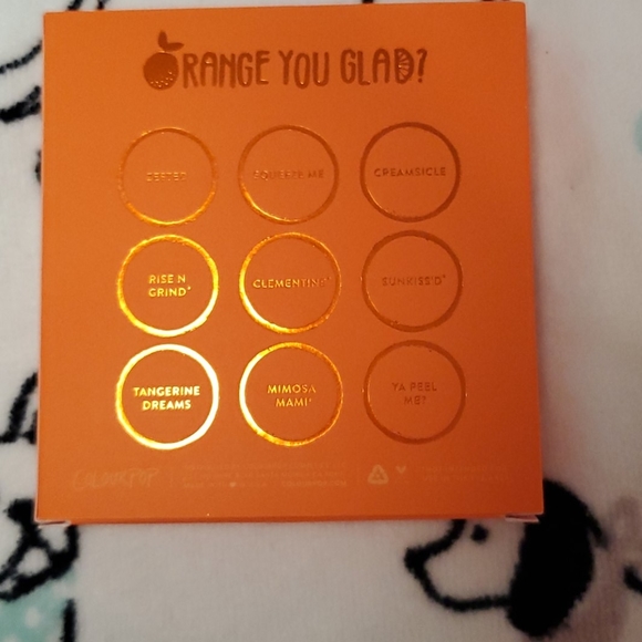 NIB Colourpop Orange You Glad Eyeshadow Palette - Picture 5 of 7